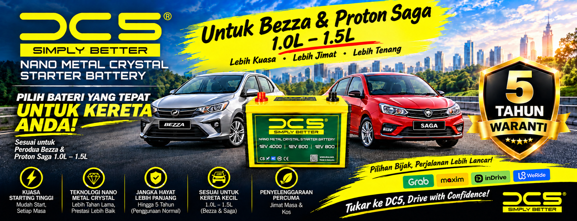 Built for E-Hailing Drivers!