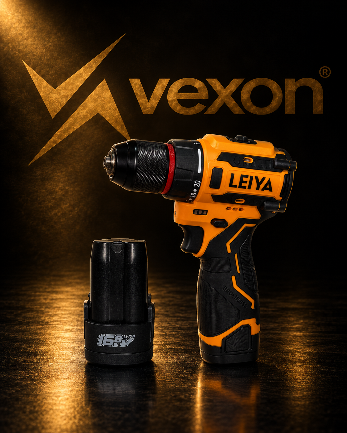 Brushless Lithium Electric Drill – LEIYA A3117