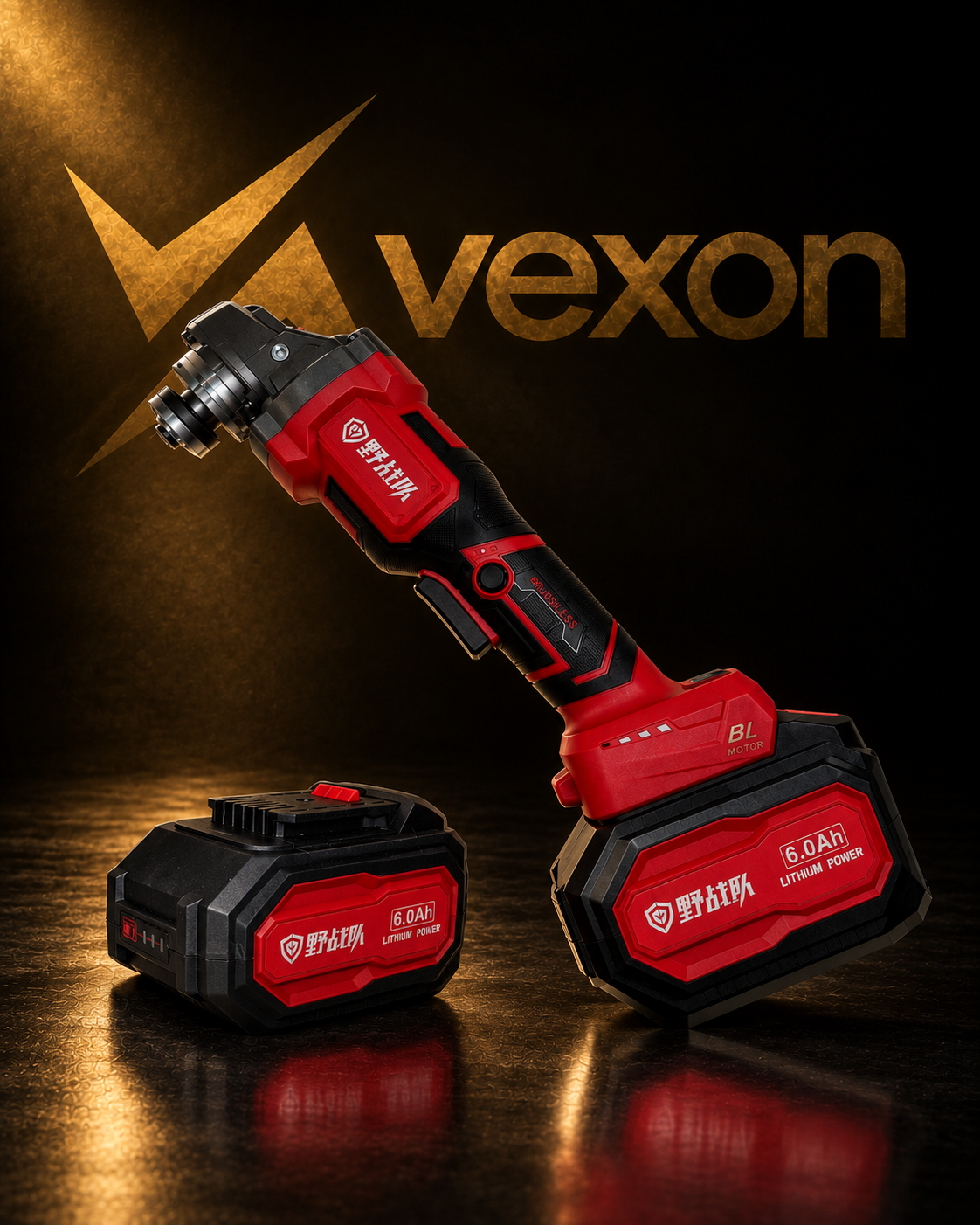 Brushless Lithium Electric Angle Grinder – YZD9100